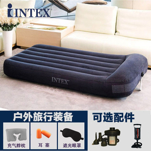 INTEX充气床单垫床双人 家用冲气床 户外打地铺吹气床 午休床