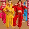 。六一儿童演出服幼儿园女童肚皮舞，印度舞表演服天竺少女舞蹈服套