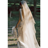 白色头纱新娘结婚主婚纱拍照道具造型素纱超长纱法式婚礼简单高级