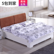 板式高箱床1.5米1.8米地暖，床软包床气压储物床，卧室软靠气动双人床
