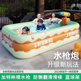 充气游泳池儿童家用加厚宝宝大人大型充气水池小孩婴儿家庭游泳桶