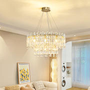 法式轻奢客厅吊灯水晶灯现代简约2023年奶油风主卧室餐厅灯具