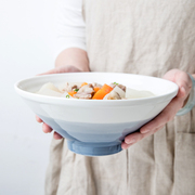 北欧ins陶瓷拉面碗大号汤碗家用斗笠碗泡面碗沙拉碗 个性好看餐具