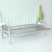 沙发床1.2米推拉不锈钢铁艺床单人多功能折叠沙发床椅1.8米