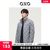GXG男装商场同款运动周末系列灰色羽绒服2022年冬季