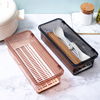筷子盒厨房家用沥水防潮筷子筒收纳盒带盖餐具勺子置物架筷子笼