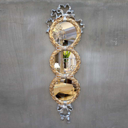 欧式浴室镜玄关镜客厅镜艺术镜墙镜，电视墙复古装饰镜壁挂镜子