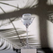 无铅水晶杯飞碟型，干马天尼酒杯，高脚杯日式鸡尾酒杯香槟杯