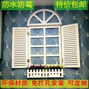 家居壁饰品地中海风格，假窗欧式假窗户壁挂，田园电表箱墙面软装