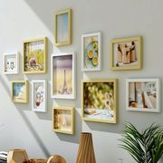 照片墙相框组合相框墙，墙上客厅房间背景墙相片，挂墙免打孔打印照片