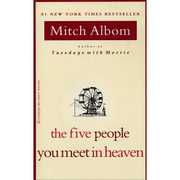 英文原版thefivepeopleyoumeetinheaven在天堂中遇到的五个人，mitchalbom人生哲学文学小说书籍