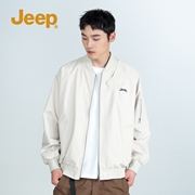 jeep吉普男士外套春秋，2024衣服男款美式休闲高级潮夹克外套男