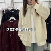 棒球服夹克女约款潮流子设计美休闲情侣外套飞行服春秋飞行员夹群