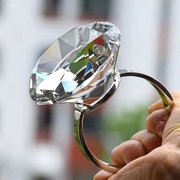 超大钻戒表白神器创意钻石戒指展示道具七夕情人节结婚求婚纪念礼
