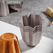 CHEFMADE学厨潘多洛八角形面包模具布丁厨房蛋糕烘焙套装不沾工具