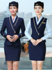南航空姐制服职业套装时尚气质，空乘面试售楼前台迎宾工作服女