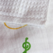 双层纯棉蜂巢纱布盖被宝宝包被婴儿毛巾被儿童浴巾60*120