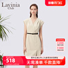 Lavinia 法式无袖连衣裙女2023夏职业OL通勤气质中长裙Q33L04