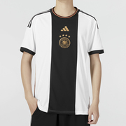 Adidas阿迪达斯T恤男2023德国队球迷版世界杯主场短袖HJ9606