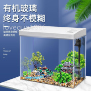 亚克力鱼缸水族箱客厅小型塑料金鱼缸创意桌面免换水乌龟缸