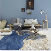 ins北欧地毯客厅茶几垫欧式简约现代摩洛哥风格地垫卧室床边