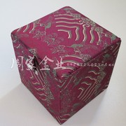 锦缎碗壶瓷器玉器正方型14厘米寿装商务特色软包盒