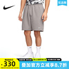 Nike耐克SOLO SWOOSH 男款夏季宽松运动舒适短裤黑DX0818-029