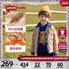 levi's李维斯(李维斯)儿童装男童羽绒服，2023冬季保暖内胆连帽外套棉服