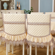 定制餐椅套布艺长方形桌布椅套椅垫，套装家用座椅套罩椅子套简约椅