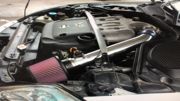 适配日产350Z KN冬菇头高流量进气风箱K&N空滤 滤清器动力提升
