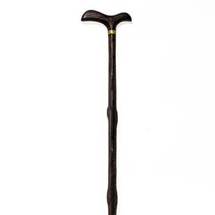 拐杖实木手杖老人户外出行拐棍货源鸡翅木材质防滑登山拐杖