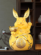 2023年兔子存钱罐创意可爱生肖兔，大人用家用儿童可存取储蓄罐