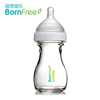 美国进口bornfree婴儿，宽口防胀气玻璃奶瓶147ml