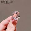 lynnroman2024年龙年水晶戒指，女小众设计感新年系列，开口戒食指戒