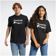 Reebok/锐步男T恤纯棉短袖纯色字母图案标圆领FT7841-620