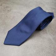 商务职业领带学生男士学院风，韩版衬衫正装深蓝色纯色百搭经典7cm