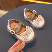 学步鞋女宝宝0一1-3岁公主鞋软底防滑女孩小皮鞋春秋款单鞋婴儿鞋