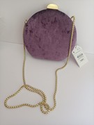 sfera出口外贸原单旗袍晚宴夹子，包紫色(包紫色，)优雅单肩斜挎链条高贵复古