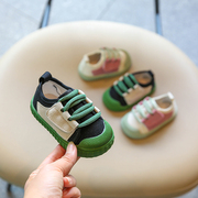 婴儿学步鞋帆布鞋透气板鞋软底，小童鞋男童鞋子，一岁女宝宝鞋春秋款