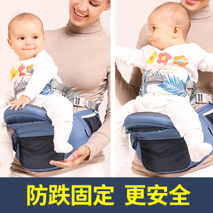 婴儿背带腰凳简易多功能抱带背袋轻便小孩抱娃神器，宝宝抱袋外出夏