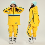 2122专业滑雪服卫衣套装男女单板防风水情侣双板外套雪0104w