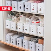 日式双层鞋托家用可调节鞋子置物架宿舍鞋柜鞋架节省空间收纳神器