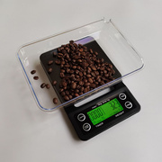 电子厨房秤精准秤量意式手冲咖啡秤克称食物烘焙秤可定时计时