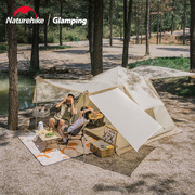 naturehike挪客自动帐篷3-4人户外防风，防雨大门厅，帐便携露营野营