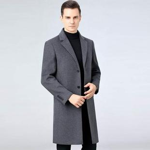 高档长款士大2287双面呢羊毛，大衣冬时装，韩男版尚商务码西服羊绒外