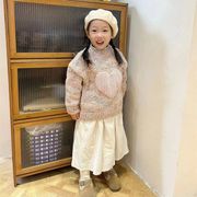 儿童裙公主裙中长裙，冬季加绒加厚半身裙，韩版2023冬季年服