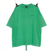 权志龙GD同款绿色pmo超宽松版型男女夏季五分袖T恤潮牌短袖