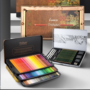 marco马可大师系列炭笔素描，铅笔美术彩铅绘画礼盒，收藏用送礼专业美术礼盒