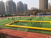 大型充气足球场户外幼儿园学校竞技kt足球比赛运动围栏移动足球门