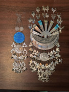 奥雅黎苗海南黎族传统男女款铝片装饰项圈头簪